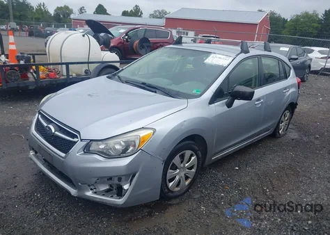 2015 Subaru Impreza 2.0I z USA, uszkodzony, nr VIN JF1GPAA62F8200235